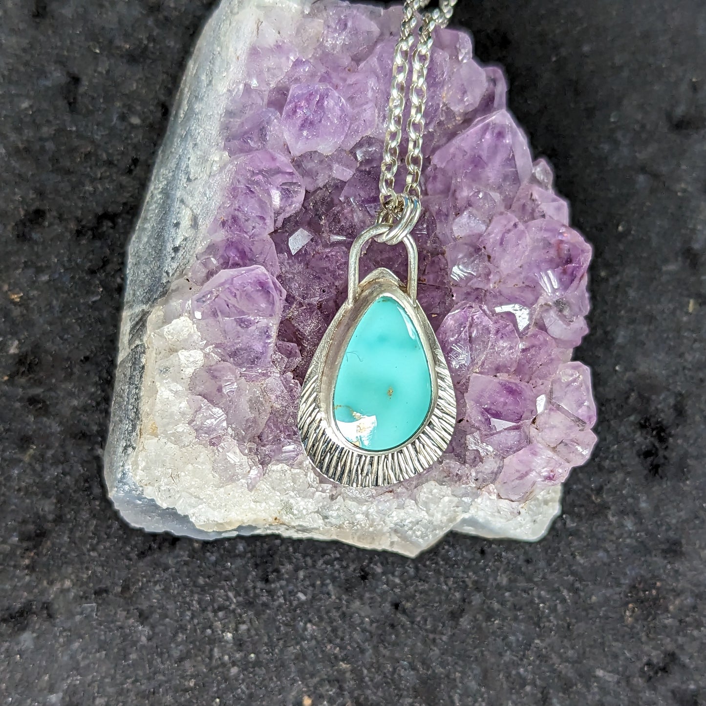 ROYSTON TURQUOISE SUN RAY NECKLACE